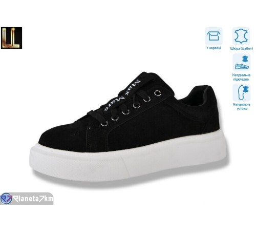 Кросівки жіночі на весну/осінь (8 пар р.36-41) чорний  "Lilin"