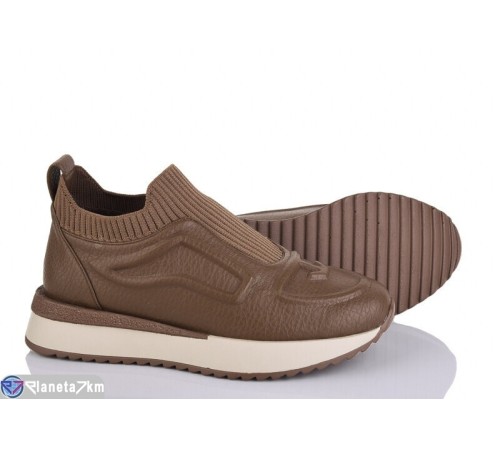 Черевики жіночі на весну/осінь (6 пар р.36-40) коричневий  "MARADONA"