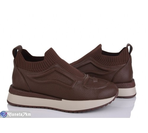 Черевики жіночі на весну/осінь (6 пар р.36-40) коричневий  "MARADONA"