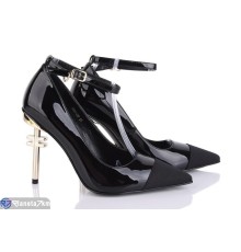 Туфлі жіночі на весну/осінь (6 пар р.35-40) чорний  "MARADONA"