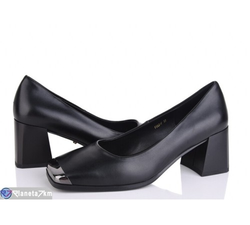 Туфлі жіночі на весну/осінь (6 пар р.36-40) чорний  "MARADONA"