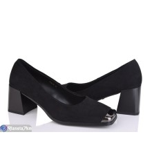 Туфлі жіночі на весну/осінь (6 пар р.36-40) чорний  "MARADONA"