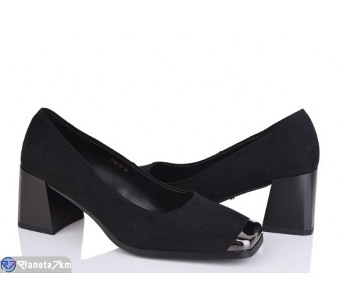 Туфлі жіночі на весну/осінь (6 пар р.36-40) чорний  "MARADONA"