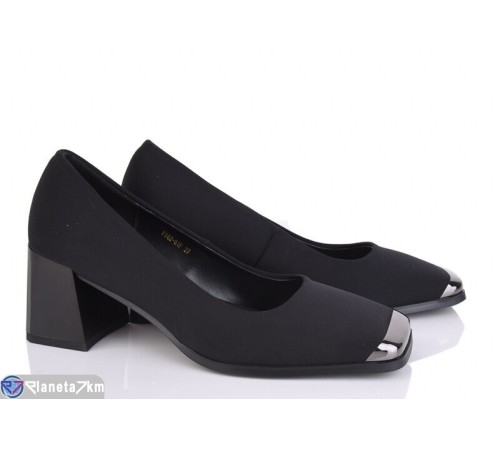 Туфлі жіночі на весну/осінь (6 пар р.36-40) чорний  "MARADONA"
