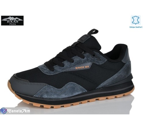 Кросівки жіночі на весну/осінь (8 пар р.36-41) чорний  "Baas"