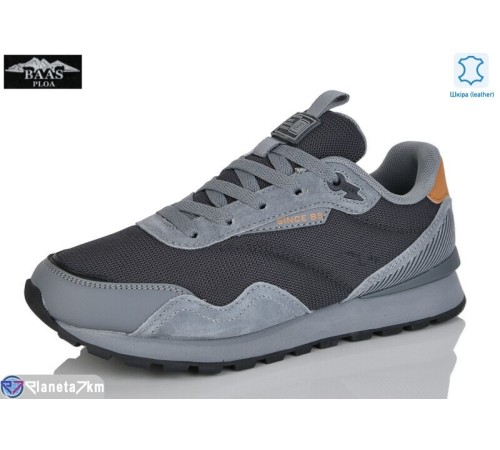 Кросівки жіночі на весну/осінь (8 пар р.36-41) сірий  "Baas"