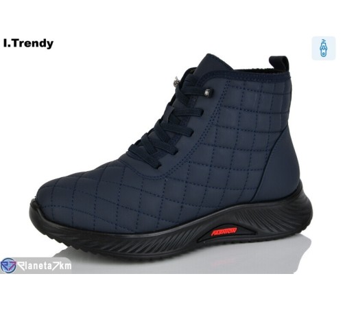 Черевики жіночі на весну/осінь (8 пар р.36-41) синій  "Trendy"