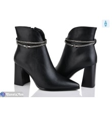 Черевики жіночі на весну/осінь (6 пар р.35-39) чорний  "MARADONA"