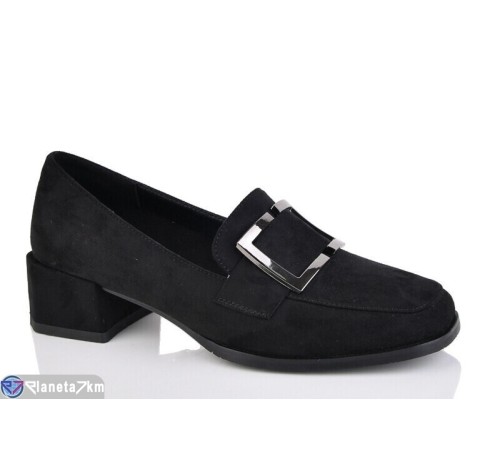 Туфлі жіночі на весну/осінь (6 пар р.36-41) чорний  "MARADONA"