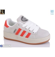 Дитячі кросівки на весну/осінь (8 пар р.26-31) сірий  "Lilin"