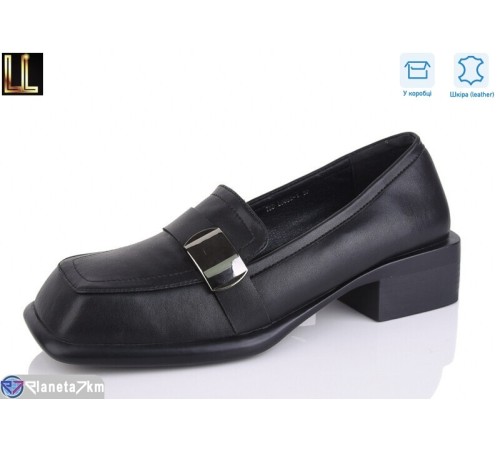 Туфлі жіночі на весну/осінь (6 пар р.36-41) чорний  "Lilin"