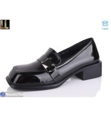Туфлі жіночі на весну/осінь (6 пар р.36-41) чорний  "Lilin"