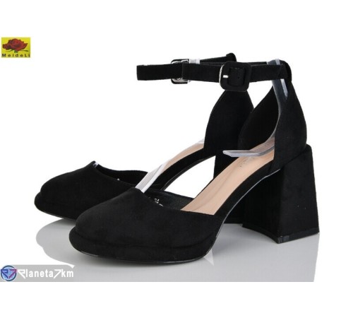 Дитячі туфлі на літо (6 пар р.33-38) чорний  "Mei De Li"