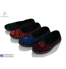 Тапки жіночі на весну/осінь (7 пар р.37-41) мікс  "Acorus"