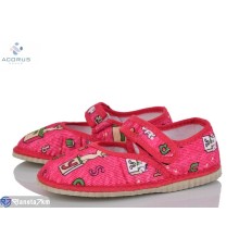 Тапки дитячі на весну/осінь (5 пар р.28-31) рожевий  "Acorus"