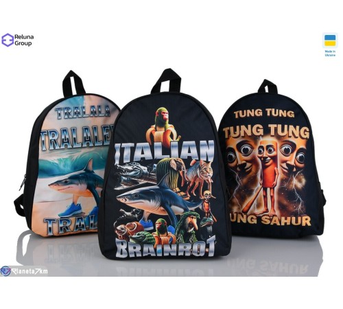 Рюкзак для дітей 34*30*12 см,  мікс  "Raluka"