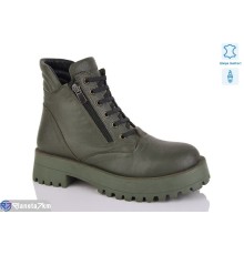 Черевики жіночі на весну/осінь (8 пар р.36-41) хакі  "Luisiana"