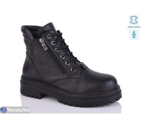 Черевики жіночі на весну/осінь (8 пар р.36-41) чорний  "Luisiana"