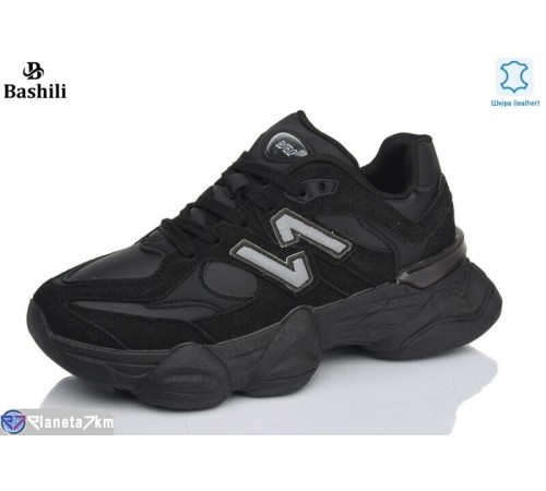 Кросівки жіночі на весну/осінь (8 пар р.36-41) чорний  "Башили"