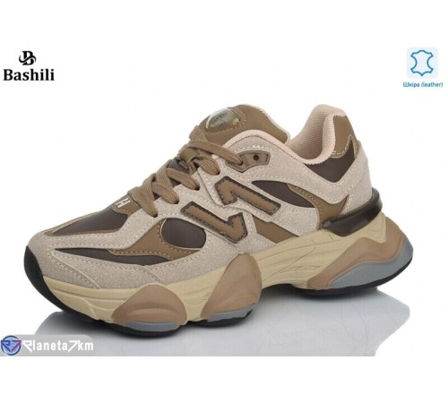 Кросівки жіночі на весну/осінь (8 пар р.36-41) коричневий  "Башили"