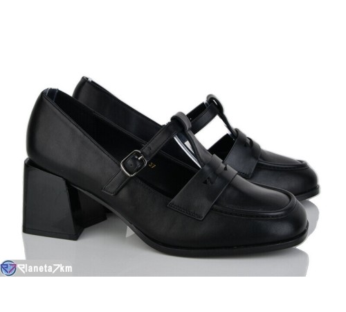 Туфлі жіночі на весну/осінь (6 пар р.36-40) чорний  "LOREDANA"