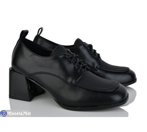 Туфлі жіночі на весну/осінь (6 пар р.36-40) чорний  "LOREDANA"