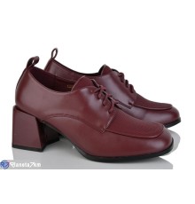 Туфлі жіночі на весну/осінь (6 пар р.36-40) бордовий  "LOREDANA"