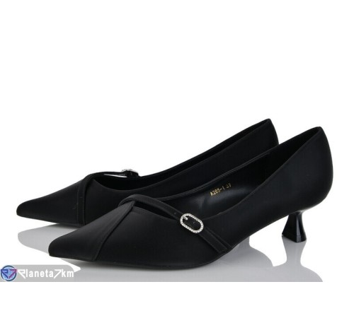 Туфлі жіночі на весну/осінь (6 пар р.36-40) чорний  "LOREDANA"