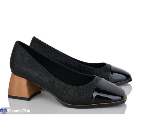 Туфлі жіночі на весну/осінь (6 пар р.36-40) чорний  "LOREDANA"