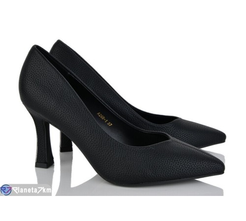 Туфлі жіночі на весну/осінь (6 пар р.36-40) чорний  "LOREDANA"