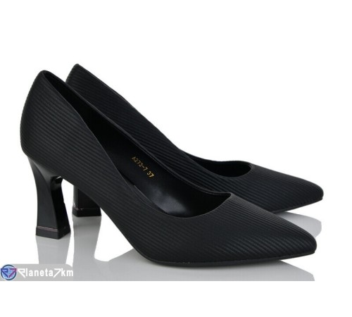 Туфлі жіночі на весну/осінь (6 пар р.36-40) чорний  "LOREDANA"