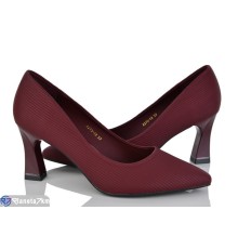 Туфлі жіночі на весну/осінь (6 пар р.36-40) бордовий  "LOREDANA"