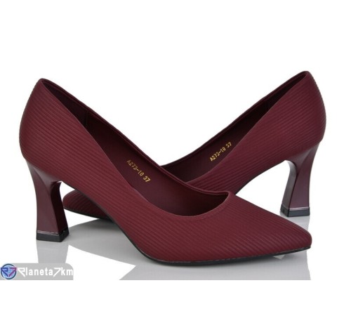 Туфлі жіночі на весну/осінь (6 пар р.36-40) бордовий  "LOREDANA"