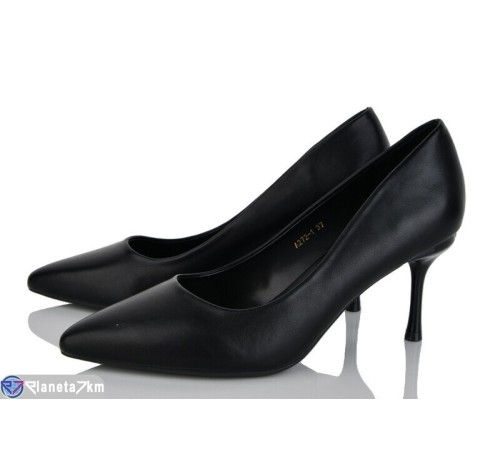 Туфлі жіночі на весну/осінь (6 пар р.36-40) чорний  "LOREDANA"