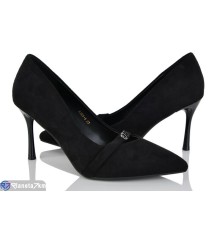 Туфлі жіночі на весну/осінь (6 пар р.36-40) чорний  "LOREDANA"