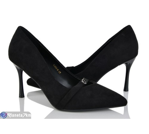 Туфлі жіночі на весну/осінь (6 пар р.36-40) чорний  "LOREDANA"