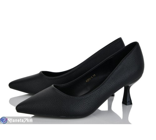 Туфлі жіночі на весну/осінь (6 пар р.36-40) чорний  "LOREDANA"