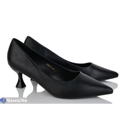 Туфлі жіночі на весну/осінь (6 пар р.36-40) чорний  "LOREDANA"