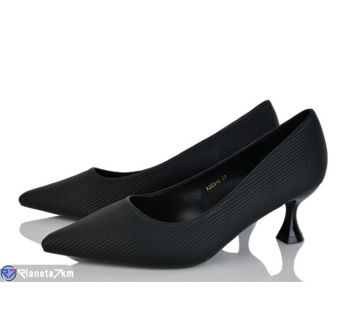 Туфлі жіночі на весну/осінь (6 пар р.36-40) чорний  "LOREDANA"