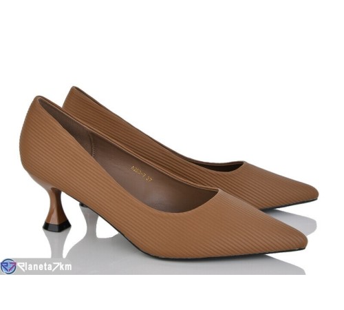 Туфлі жіночі на весну/осінь (6 пар р.36-40) коричневий  "LOREDANA"
