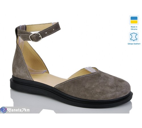 Туфлі жіночі на літо (6 пар р.36-40) коричневий  "LIKA"