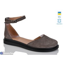 Туфлі жіночі на літо (6 пар р.36-40) коричневий  "LIKA"