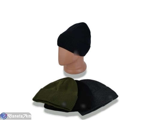 Шапка чоловіча на зиму (5 шт. р.сетка One size) мікс  "CAROLLA" Шапка чоловіча на зиму (5 шт. р.сетка One size) мікс  "CAROLLA"
