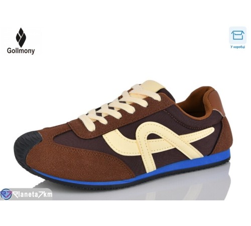 Кросівки жіночі на весну/осінь (8 пар р.36-41) коричневий  "Gollmony"