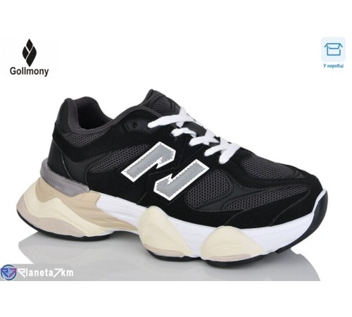 Кросівки жіночі на весну/осінь (8 пар р.36-41) чорний  "Gollmony"