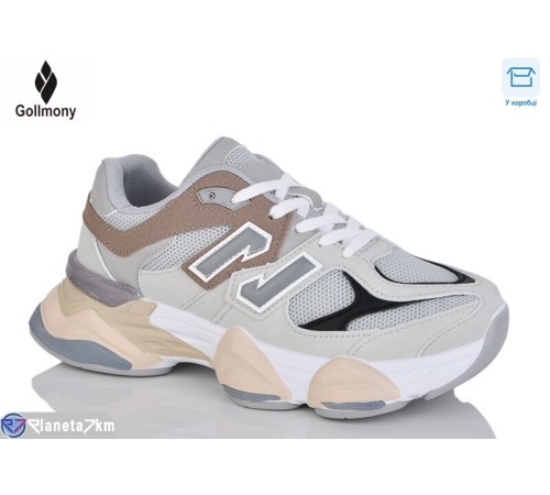 Кросівки жіночі на весну/осінь (8 пар р.36-41) сірий  "Gollmony"