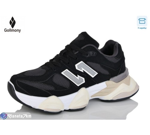 Кросівки жіночі на весну/осінь (8 пар р.36-41) чорний  "Gollmony"