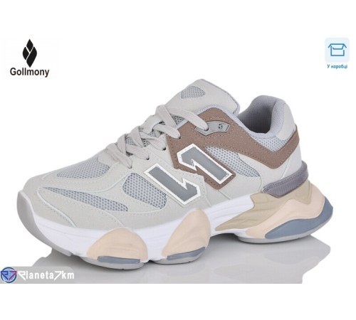 Кросівки жіночі на весну/осінь (8 пар р.36-41) сірий  "Gollmony"