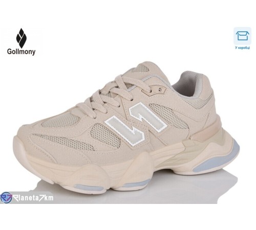 Кросівки жіночі на весну/осінь (8 пар р.36-41) бежевий  "Gollmony"