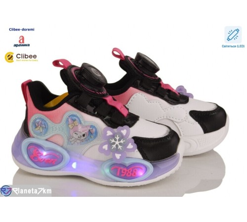 Дитячі кросівки на весну/осінь (6 пар р.22-27) рожевий  "BELIES-D"